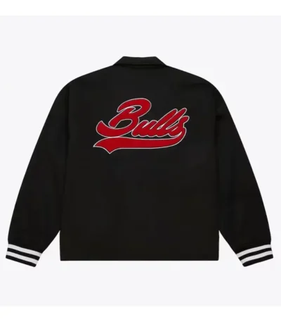 Lightweight Chicago Bulls Og 3.0 Black Satin Jacket