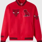 Chicago Bulls Ovo Red Jacket