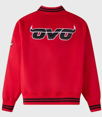 Chicago Bulls Ovo Red Jacket