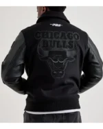 Oversweep Chicago Bulls Black Varsity Wool Jacket