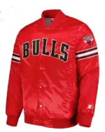 Chicago Bulls Patches Black Varsity Jacket