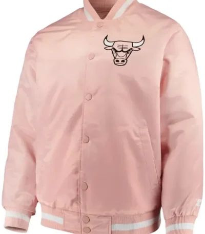 Pick & Roll Chicago Bulls Varsity Satin Jacket
