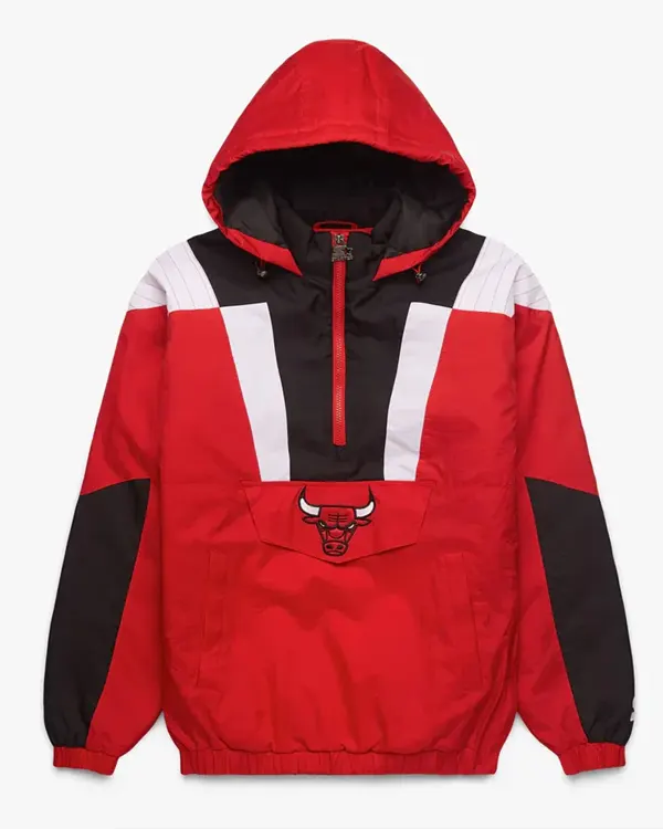 Pullover Chicago Bulls Half-zip Jacket Pullover Chicago Bulls Half-zip Jacket