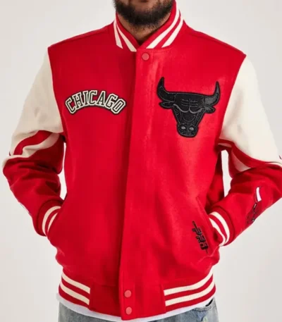Chicago Bulls Pink Satin Jacket
