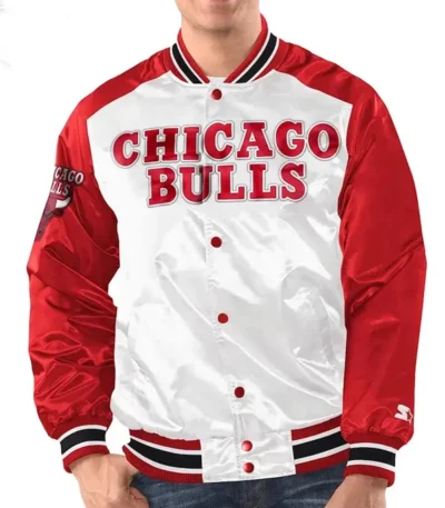 Chicago Bulls Renegade Varsity Satin Jacket