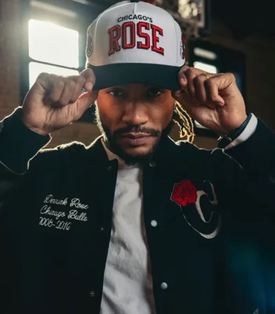 Chicago Bulls Rose Collection Varsity Jacket