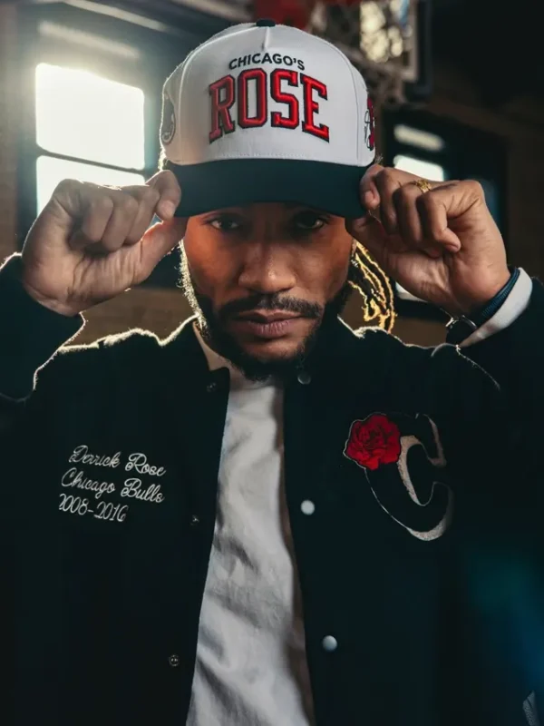 Chicago Bulls Rose Collection Varsity Jacket