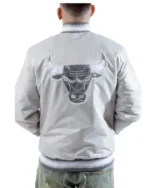 Sailor Collar Chicago Bulls Black Varsity Jacket