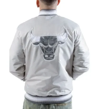 Sailor Collar Chicago Bulls Black Varsity Jacket