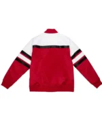 Silver Chicago Bulls Satin Bomber Jacket