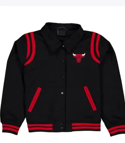 Chicago Bulls Sport Night Teddy Varsity Jacket