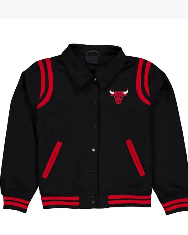 Chicago Bulls Sport Night Teddy Varsity Jacket Chicago Bulls Sport Night Teddy Varsity Jacket