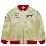 Chicago Bulls Team Og 2.0 Gold Satin Jacket