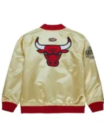 Chicago Bulls Team Og 2.0 Gold Satin Jacket