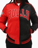 Chicago Bulls Two Tone Satin Jacket