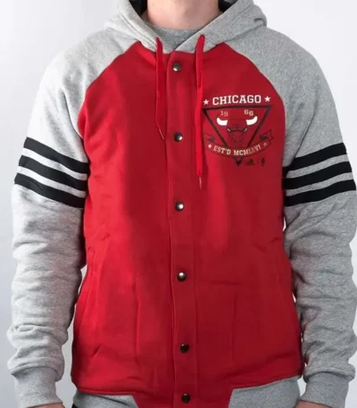 Chicago Bulls Varsity Fleece Hoodie
