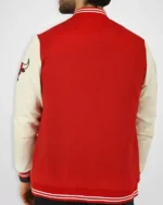 Chicago Bulls Varsity Red And Cream Jacket