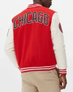 Chicago Bulls Varsity Red And Off White Jacket
