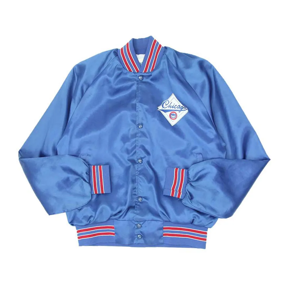 Chicago Cubs 1990s Bomber Blue Jacket Chicago Cubs 1990s Bomber Blue Jacket