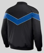 Black Chicago Cubs Baseball Raglan Jacket