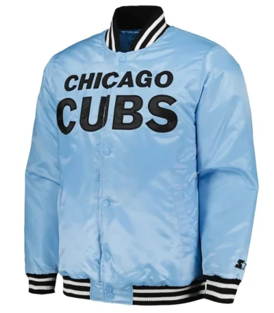 Chicago Cubs Bronx Fashion Light Blue Jacket
