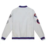 Chicago Cubs City Collection White Varsity Satin Jacket