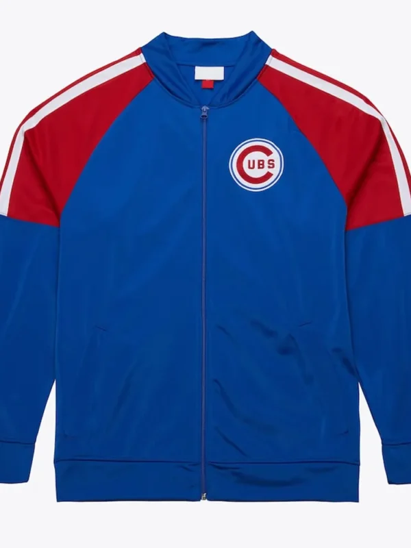 Chicago Cubs Color Blocked Full-Zip Track Jacket