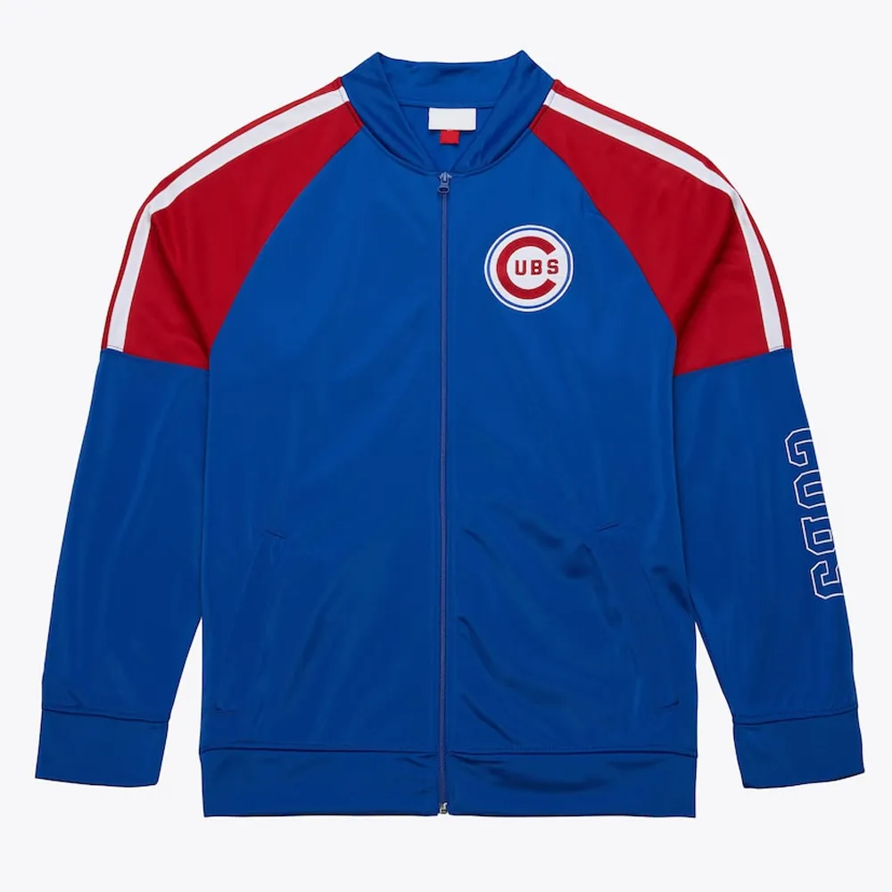 Chicago Cubs Color Blocked Full-Zip Track Jacket Chicago Cubs Color Blocked Full-Zip Track Jacket