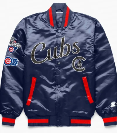 Chicago Cubs Exclusive Navy Satin Jacket