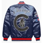 Chicago Cubs Exclusive Navy Satin Jacket