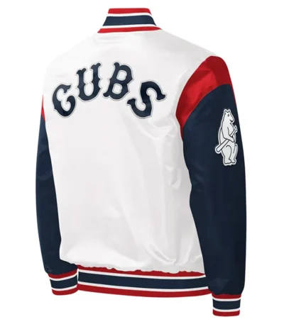Chicago Cubs Force Play Varsity Satin Jacket