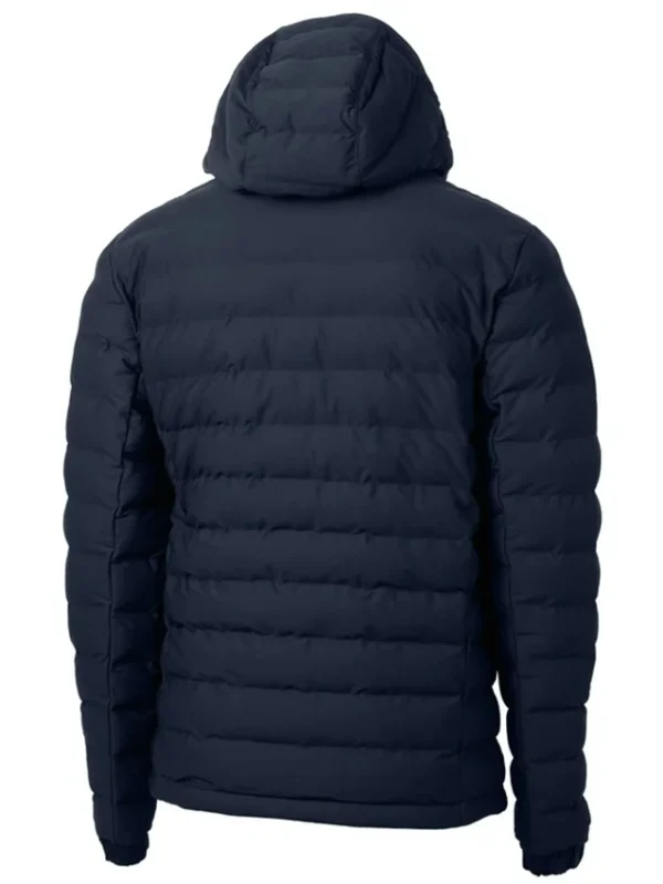 Chicago Cubs Full-Zip Navy Puffer Shirt Jacket