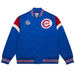 Chicago Cubs Heavyweight Royal Satin Jacket