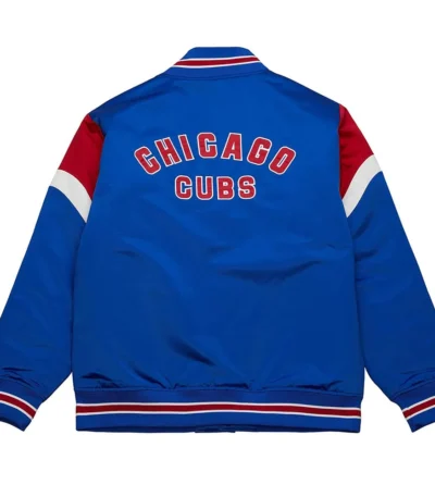 Chicago Cubs Heavyweight Royal Satin Jacket