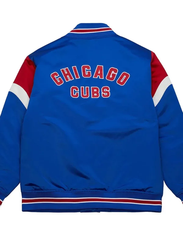 Chicago Cubs Heavyweight Royal Satin Jacket