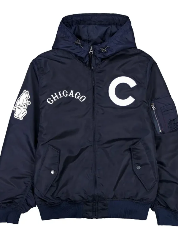 Chicago Cubs Historic L-2B Hooded Bomber Jacket