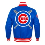 Chicago Cubs Mashup Classic Rib Satin Jacket