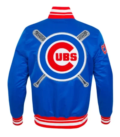 Chicago Cubs Mashup Classic Rib Satin Jacket