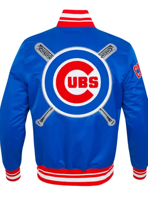 Chicago Cubs Mashup Classic Rib Satin Jacket
