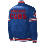 Chicago Cubs Midfield Varsity Royal Satin Jacket
