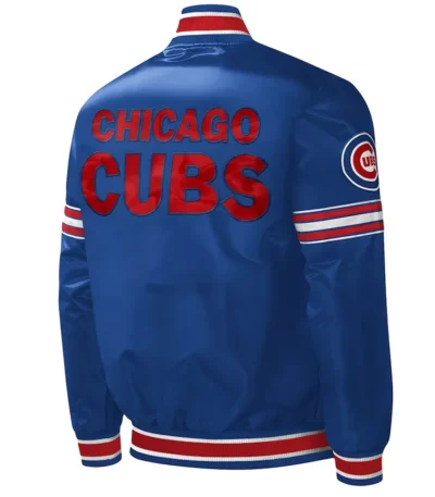 Chicago Cubs Midfield Varsity Royal Satin Jacket
