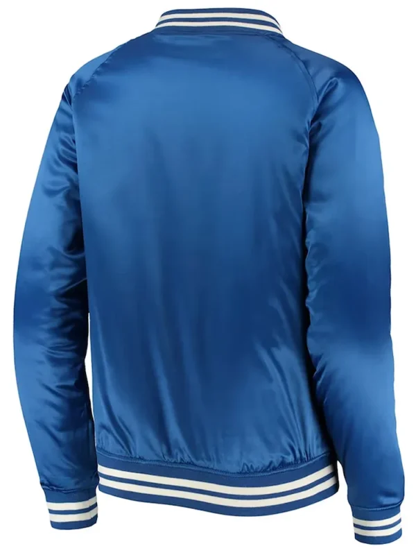 Chicago Cubs New Era Royal Satin Jacket