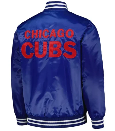Chicago Cubs Patch Royal Jacket