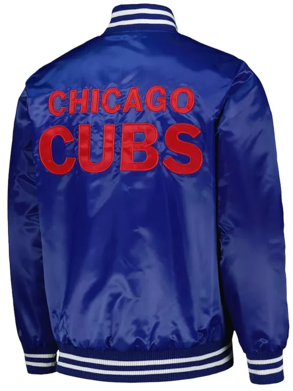 Chicago Cubs Patch Royal Jacket