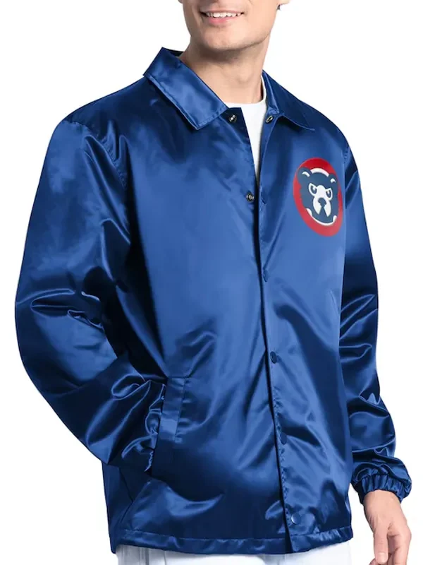 Chicago Cubs Point Man Coaches Royal Jacket