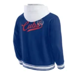 Chicago Cubs Royal Cotton Hooded Jacket