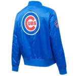 Chicago Cubs Royal Full-Snap Satin Jacket
