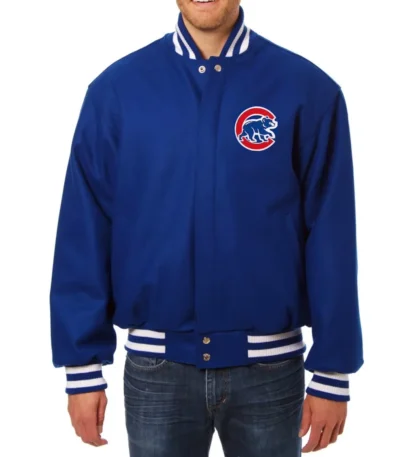 Chicago Cubs Royal Varsity Wool Jacket