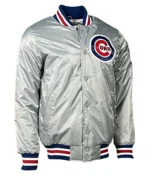 Chicago Cubs Satin Baseball Jacket