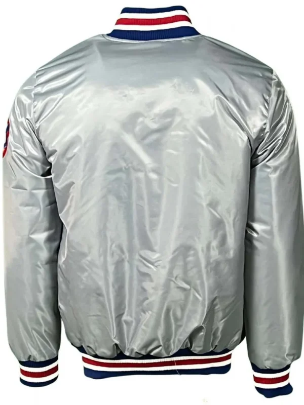 Chicago Cubs Satin Baseball Jacket